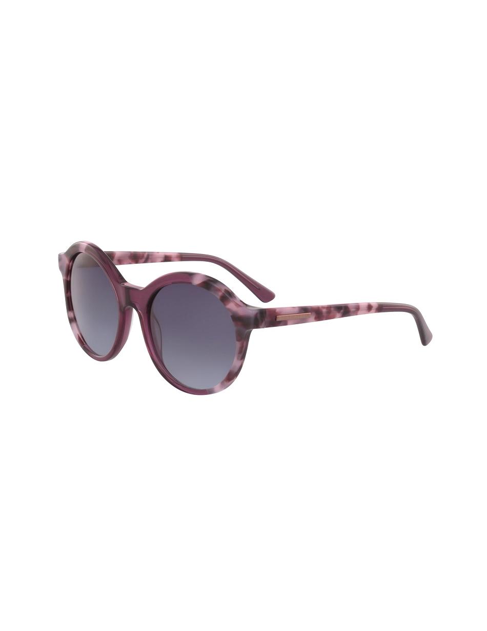 Taille moyenne Anne Klein Plum Round Frame Sunglasses   | PKC-4637261